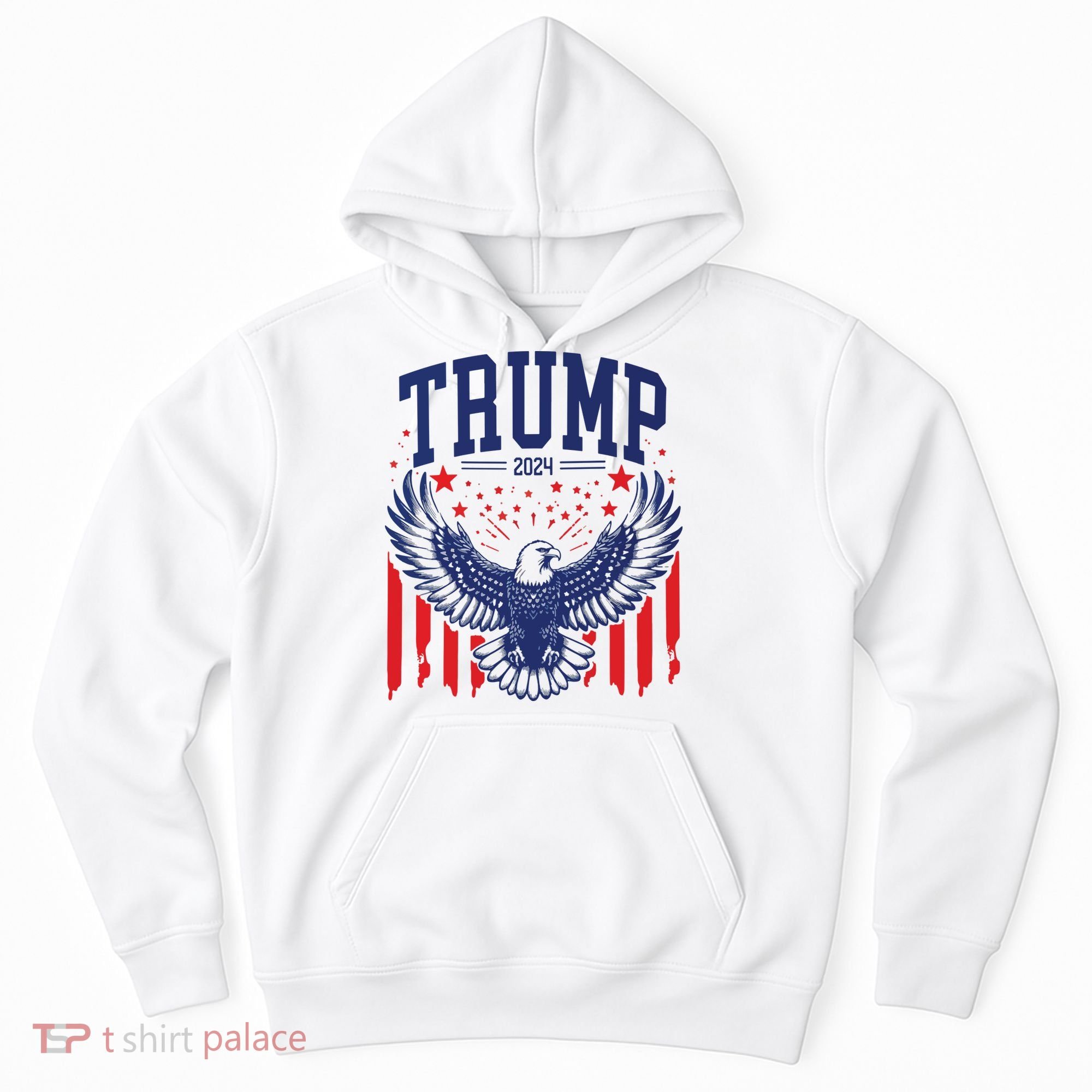 Trump American Flag Pro Trump America Hoodie