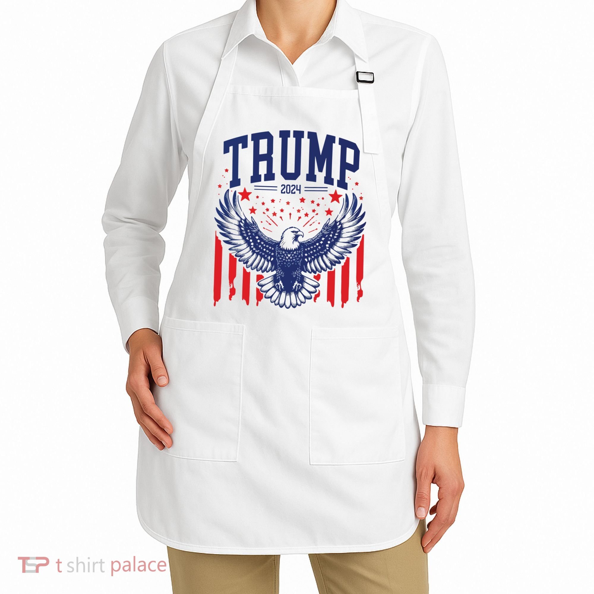 Trump American Flag Pro Trump America Apron