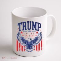 Trump American Flag Pro Trump America Coffee Mug thumb 1
