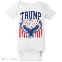 Trump American Flag Pro Trump America Baby Bodysuit thumb 0