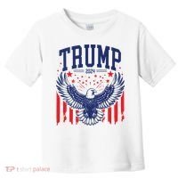 Trump American Flag Pro Trump America Toddler T-Shirt thumb 0