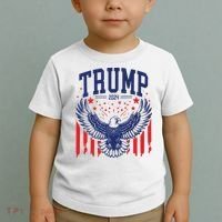 Trump American Flag Pro Trump America Toddler T-Shirt thumb 2