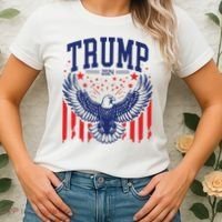 Trump American Flag Pro Trump America Women's T-Shirt thumb 2