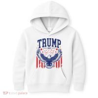 Trump American Flag Pro Trump America Kids Hoodie thumb 0