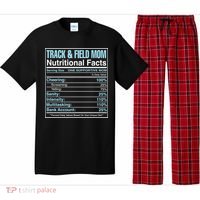 Track And Field Mom Nutritional Facts Marathon Runners Mama Gift Pajama Set thumb 0