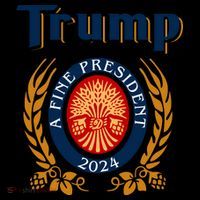 Trump A Fine President 2024 Mousepad thumb 1