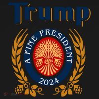 Trump A Fine President 2024 Kids Hoodie thumb 5