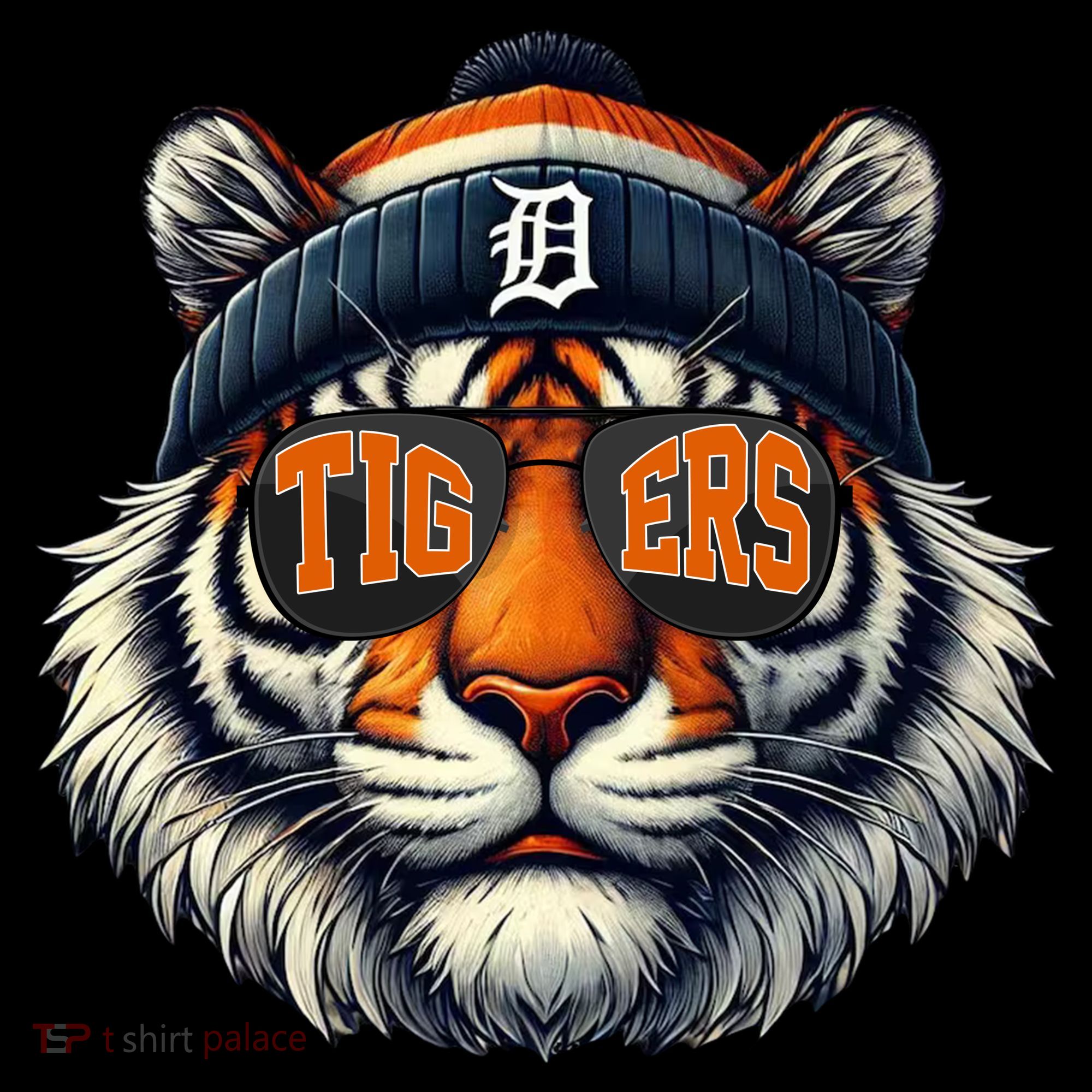 Tigers Apparel Fan Illustration Ornament