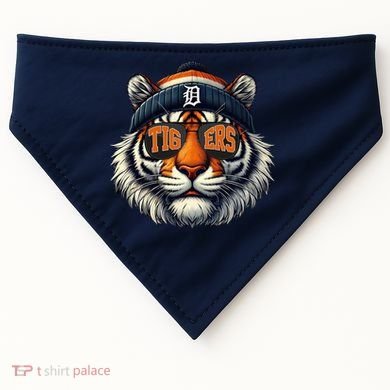 Tigers Apparel Fan Illustration USA-Made Doggie Bandana