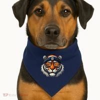 Tigers Apparel Fan Illustration USA-Made Doggie Bandana thumb 1