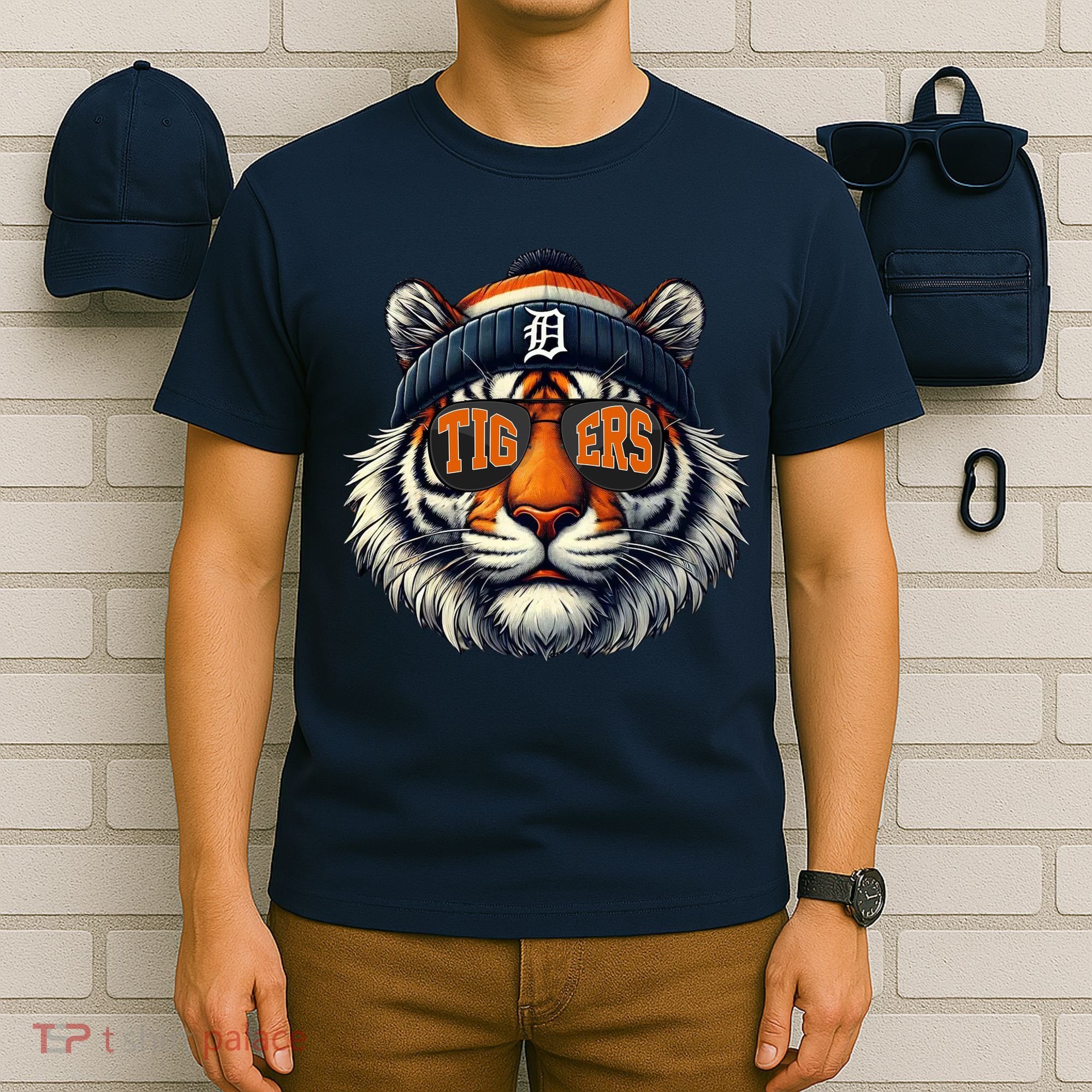 Tigers Apparel Fan Illustration T-Shirt
