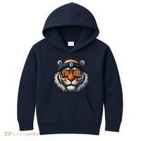 Tigers Apparel Fan Illustration Kids Hoodie thumb 0