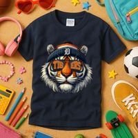 Tigers Apparel Fan Illustration Kids T-Shirt thumb 3