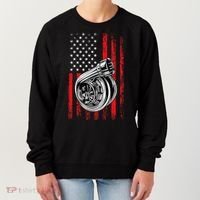 Turbo American Flag Racing Turbo Women's Sweatshirt thumb 0