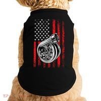 Turbo American Flag Racing Turbo Doggie Tank thumb 0