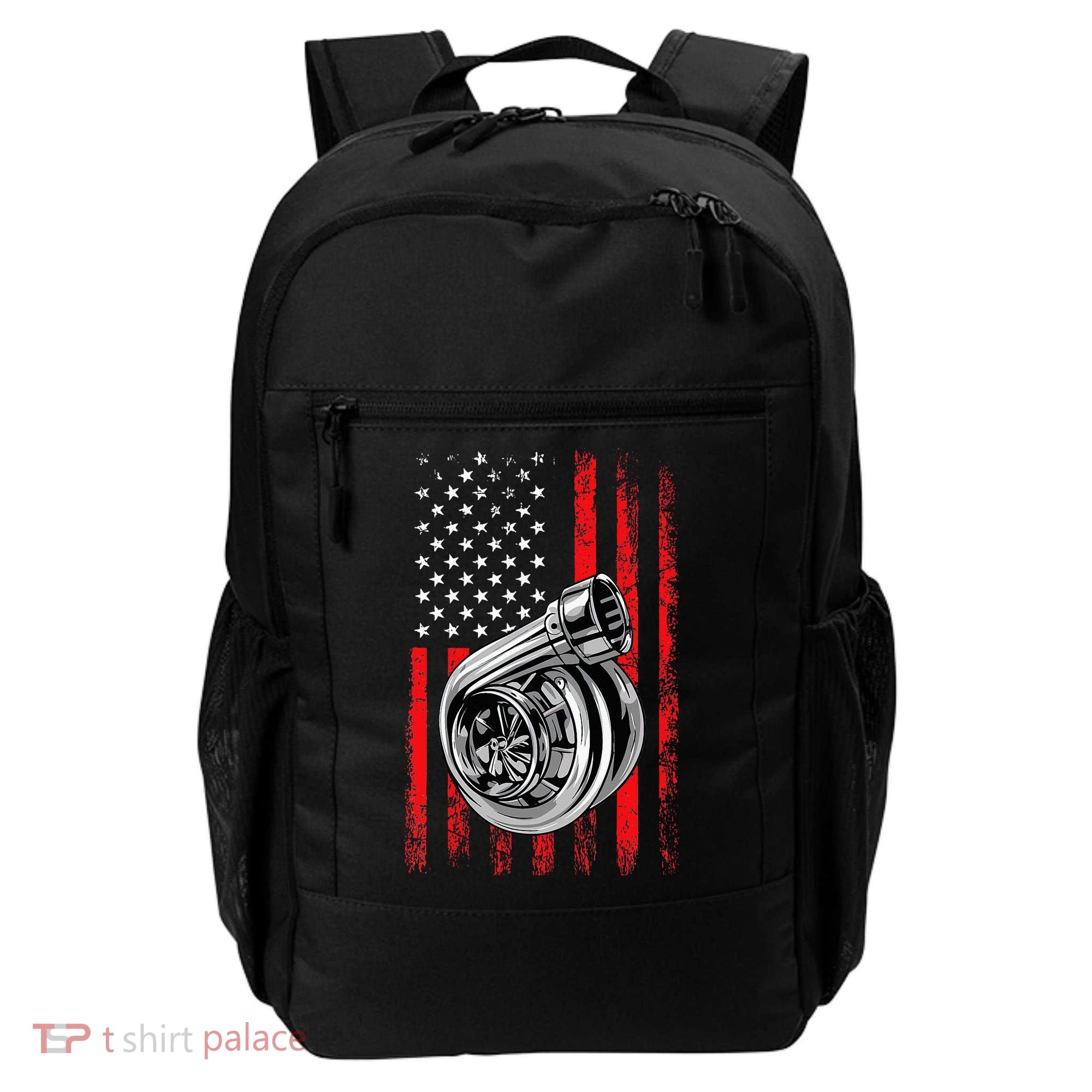 Turbo American Flag Racing Turbo Backpack