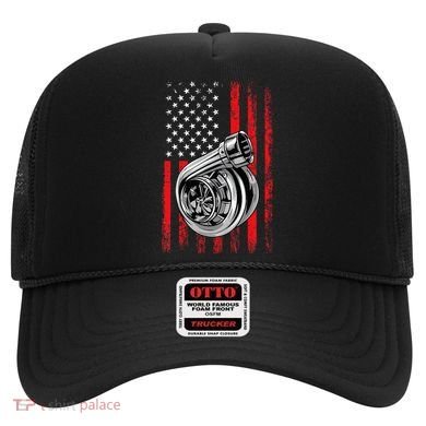 Turbo American Flag Racing Turbo Hat