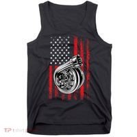 Turbo American Flag Racing Turbo Tank Top thumb 0