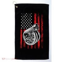 Turbo American Flag Racing Turbo Golf Towel thumb 0