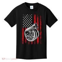 Turbo American Flag Racing Turbo Kids T-Shirt thumb 0