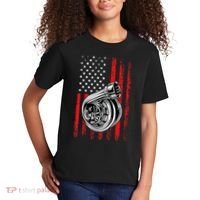 Turbo American Flag Racing Turbo Kids T-Shirt thumb 2