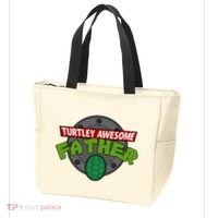 Turtley Awesome Father Awesome Fathers Day Tote Bag thumb 3