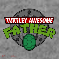 Turtley Awesome Father Awesome Fathers Day Toddler Hoodie thumb 2