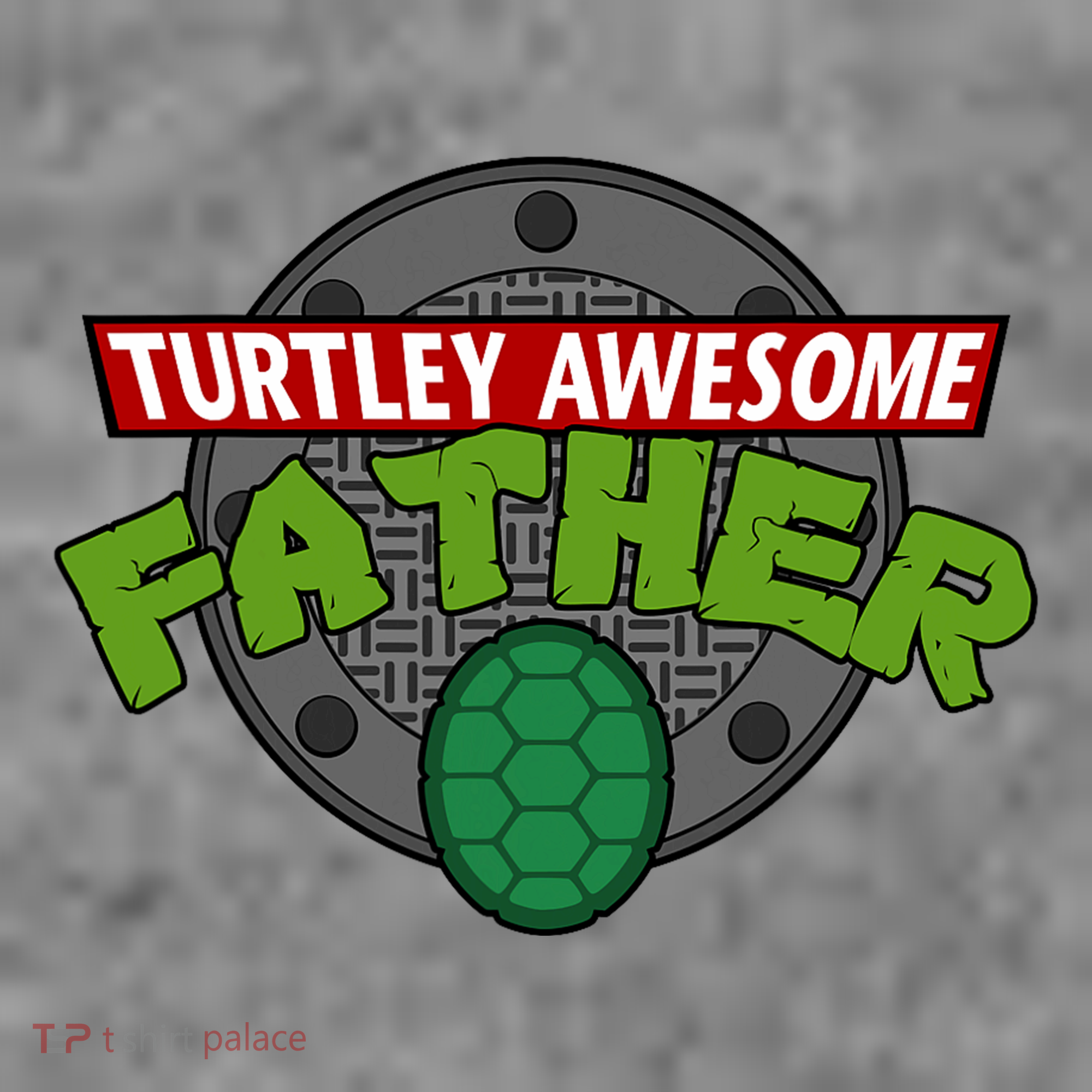 Turtley Awesome Father Awesome Fathers Day Toddler Hoodie