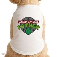 Turtley Awesome Father Awesome Fathers Day Doggie Tank thumb 0
