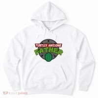 Turtley Awesome Father Awesome Fathers Day Hoodie thumb 0