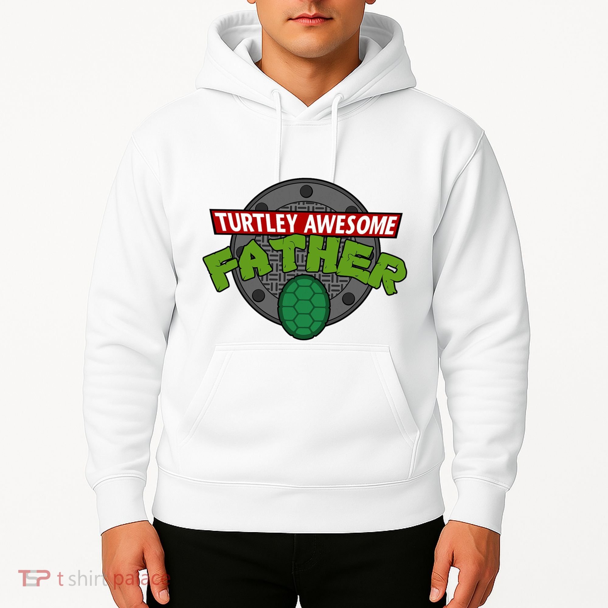 Turtley Awesome Father Awesome Fathers Day Hoodie
