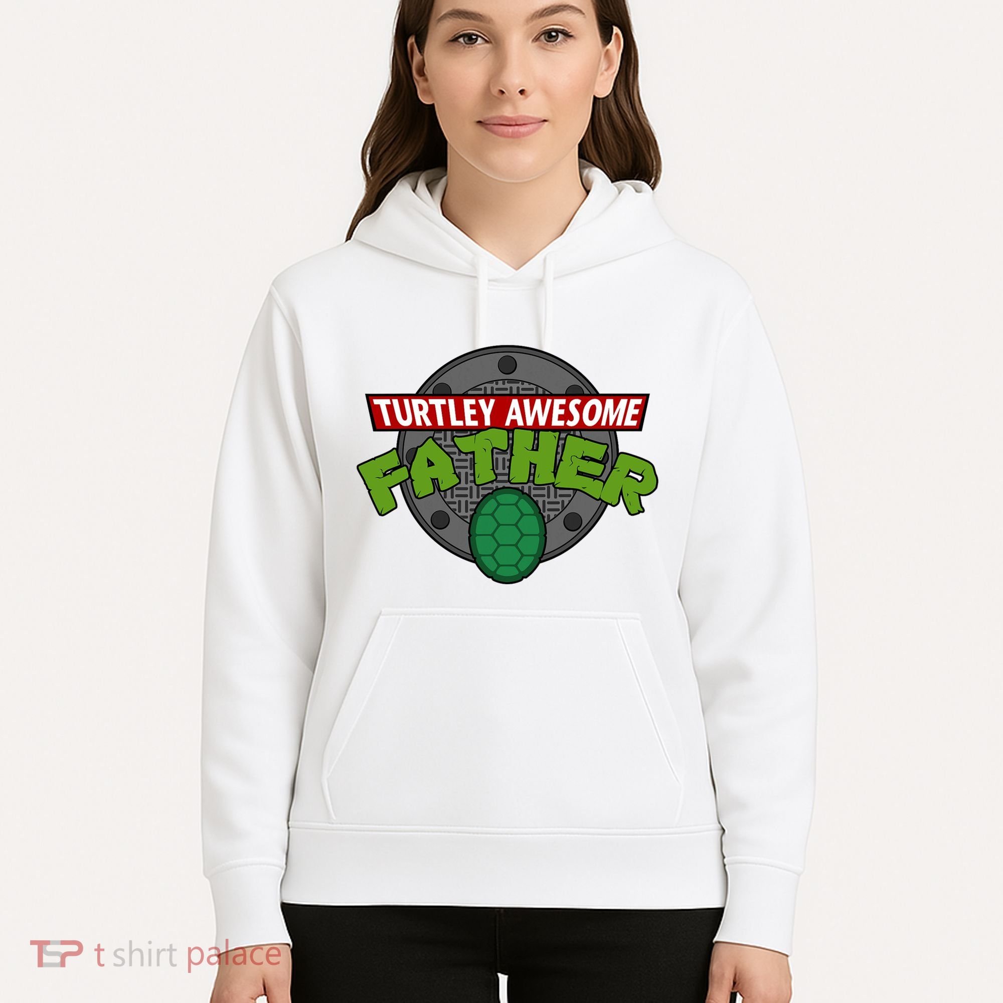 Turtley Awesome Father Awesome Fathers Day Hoodie