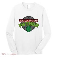 Turtley Awesome Father Awesome Fathers Day Long Sleeve Shirt thumb 0