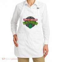 Turtley Awesome Father Awesome Fathers Day Apron thumb 2