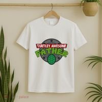 Turtley Awesome Father Awesome Fathers Day T-Shirt thumb 2
