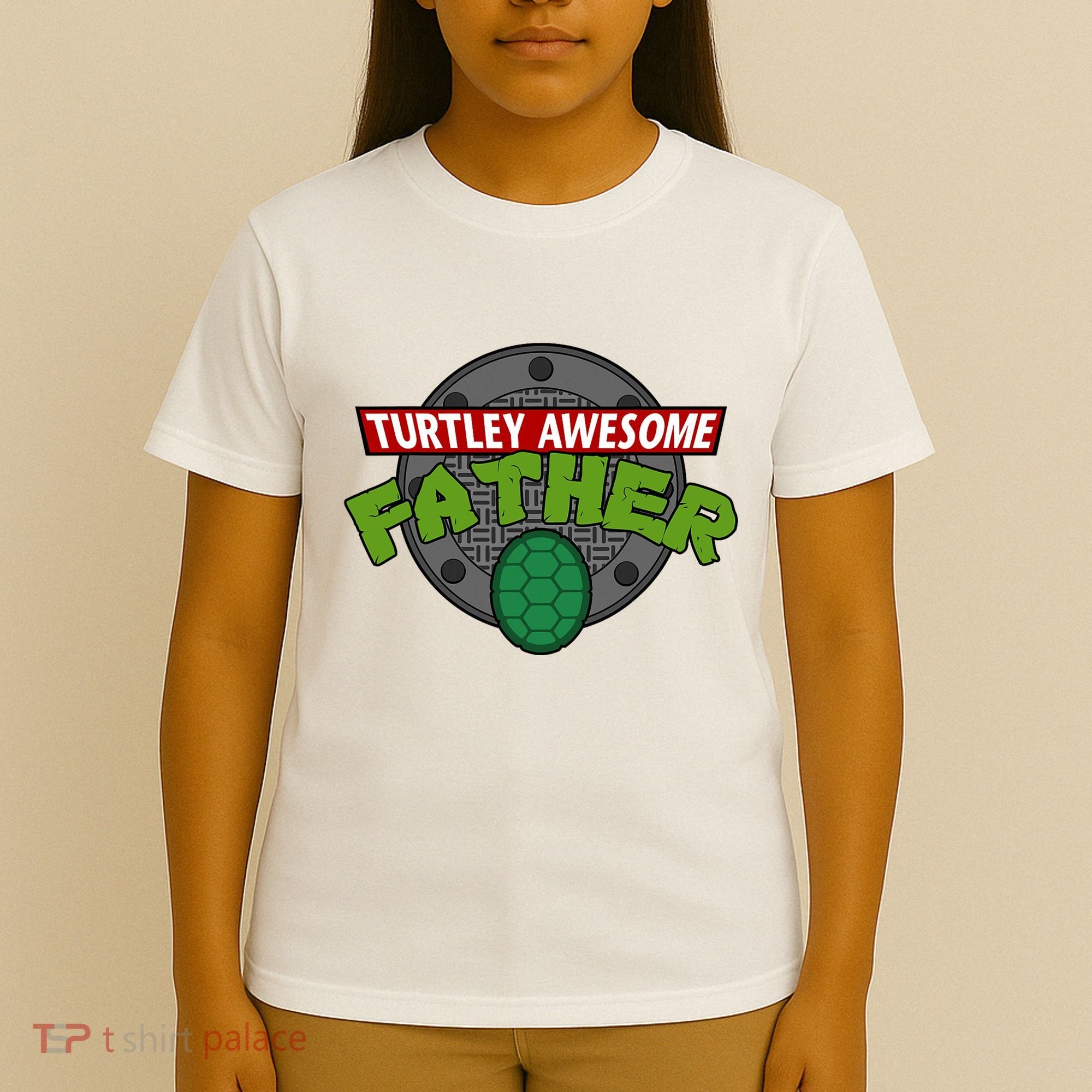 Turtley Awesome Father Awesome Fathers Day T-Shirt