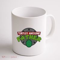 Turtley Awesome Father Awesome Fathers Day Coffee Mug thumb 1