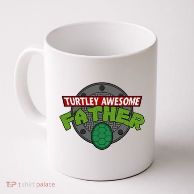 Turtley Awesome Father Awesome Fathers Day Coffee Mug
