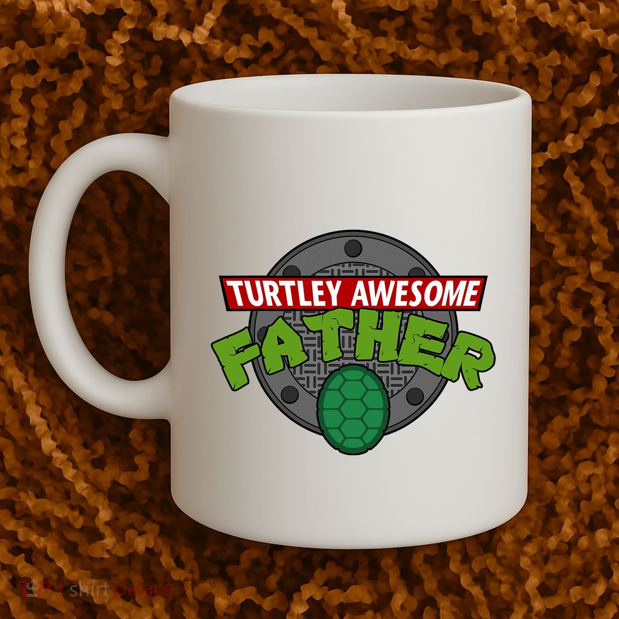 Turtley Awesome Father Awesome Fathers Day Coffee Mug