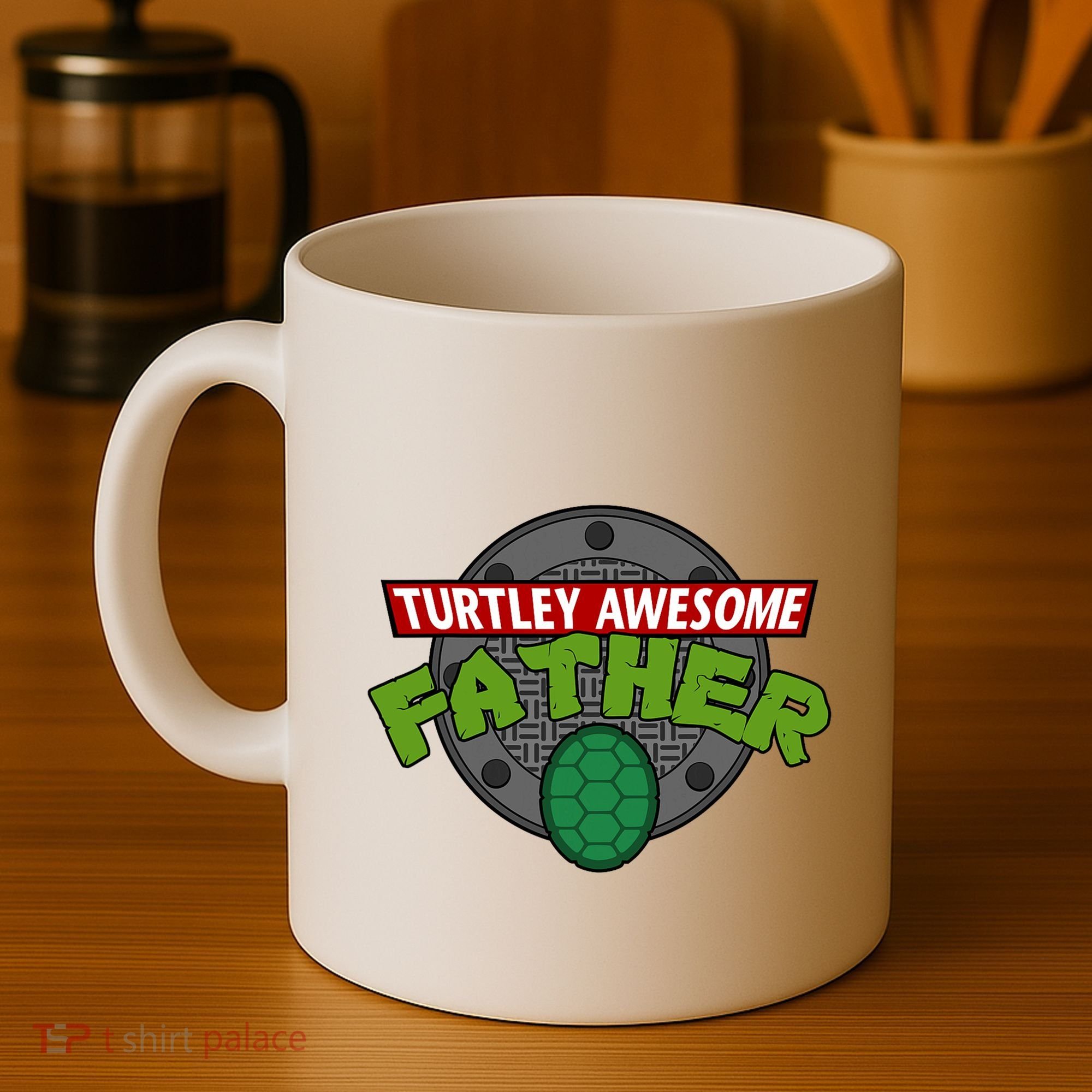 Turtley Awesome Father Awesome Fathers Day Coffee Mug