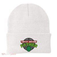 Turtley Awesome Father Awesome Fathers Day Beanie thumb 0