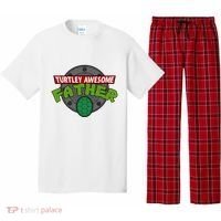 Turtley Awesome Father Awesome Fathers Day Pajama Set thumb 0
