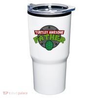 Turtley Awesome Father Awesome Fathers Day Tumbler thumb 0