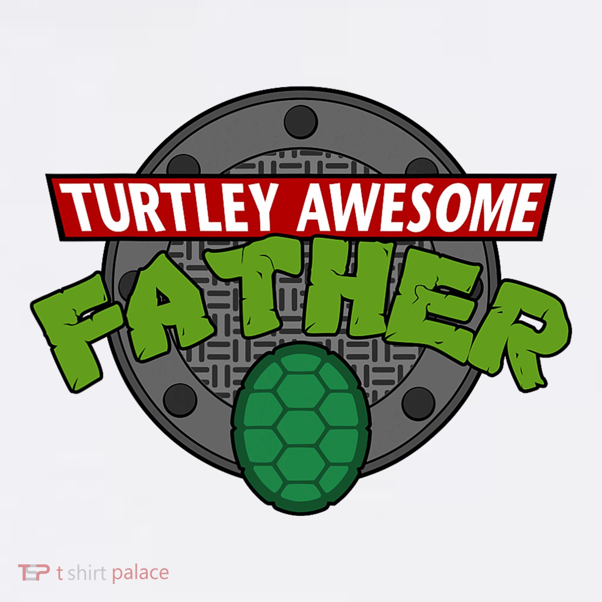 Turtley Awesome Father Awesome Fathers Day Mousepad