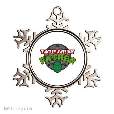 Turtley Awesome Father Awesome Fathers Day Ornament