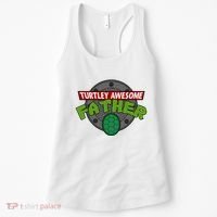 Turtley Awesome Father Awesome Fathers Day Women's Tank Top thumb 0