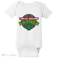 Turtley Awesome Father Awesome Fathers Day Baby Bodysuit thumb 0