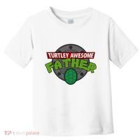 Turtley Awesome Father Awesome Fathers Day Toddler T-Shirt thumb 0