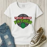 Turtley Awesome Father Awesome Fathers Day Women's T-Shirt thumb 3