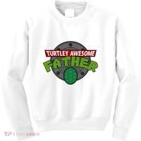 Turtley Awesome Father Awesome Fathers Day Kids Sweatshirt thumb 0